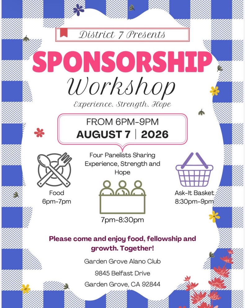 District 7 Sponsorship Workshop