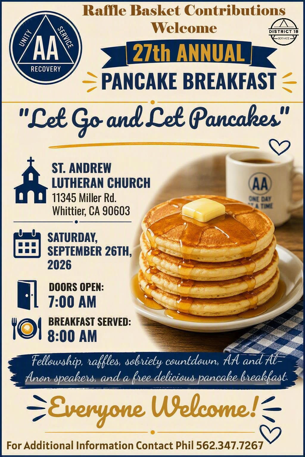 27th Annual Pancake Breakfast